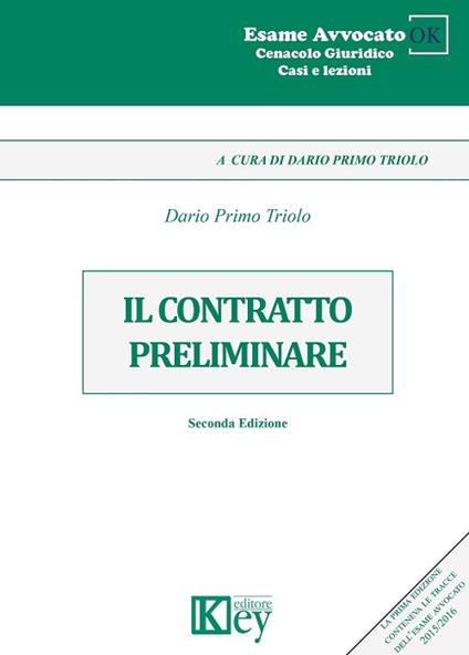 Il contratto preliminare - Dario Primo Triolo - copertina