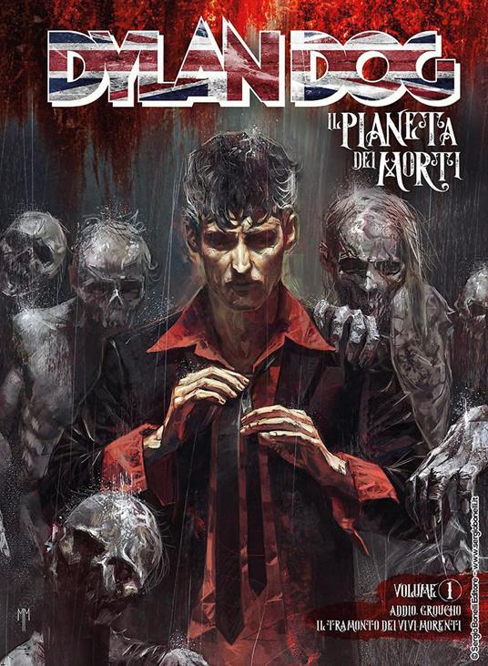 Dylan Dog. Il pianeta dei morti. Vol. 1: Addio Groucho. Il tramonto dei vivi morenti - Alessandro Bilotta - copertina