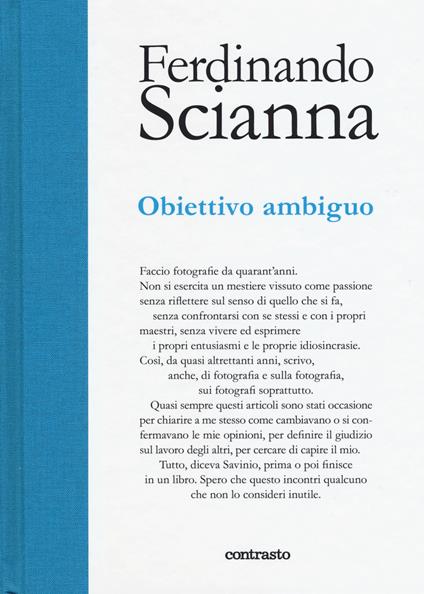 Obiettivo ambiguo. Ediz. illustrata - Ferdinando Scianna - copertina