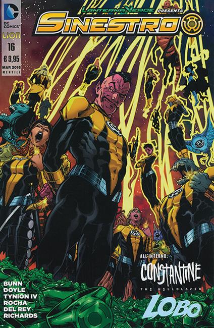 Lanterna verde presenta: Sinestro. Vol. 16 - copertina