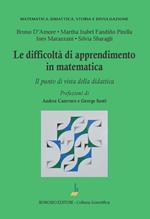 Le difficoltà di apprendimento in matematica. Il punto di vista della didattica