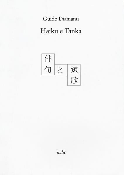 Haiku e tanka - Guido Diamanti - copertina