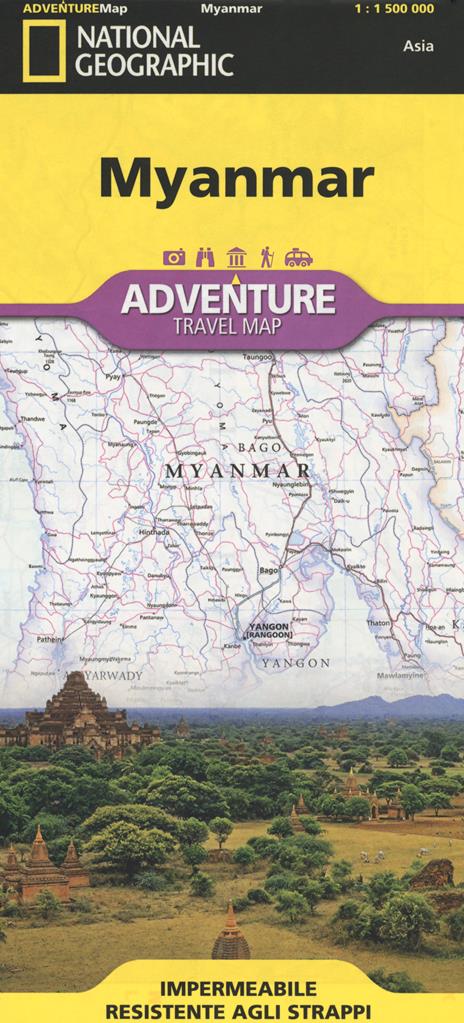 Myanmar (Birmania) 1:1.500.000 - copertina