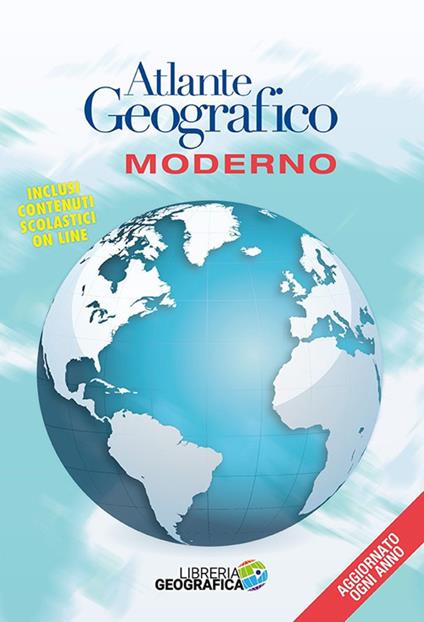 Atlante geografico moderno. Ediz. a colori. Con Contenuto digitale per accesso on line - copertina