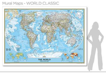 The world. Mural map - copertina