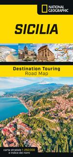 Sicilia. Road Map. Destination Touring 250.000