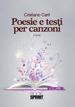 Poesie e testi per canzoni