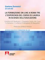 La formazione on-line a Roma Tre. L'esperienza del corso di laurea in Scienze dell'Educazione