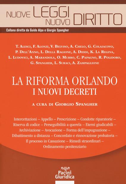 La riforma Orlando - copertina