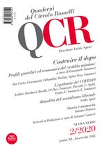 QCR. Quaderni del Circolo Fratelli Rosselli (2020). Vol. 2: Costruire il dopo.