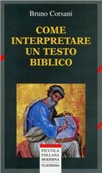 Come interpretare un testo biblico