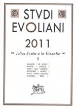 Studi evoliani 2011. Julius Evola e la filosofia