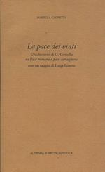 La pace dei vinti. Un discorso di G. Gonella su pace romana e pace cartaginese