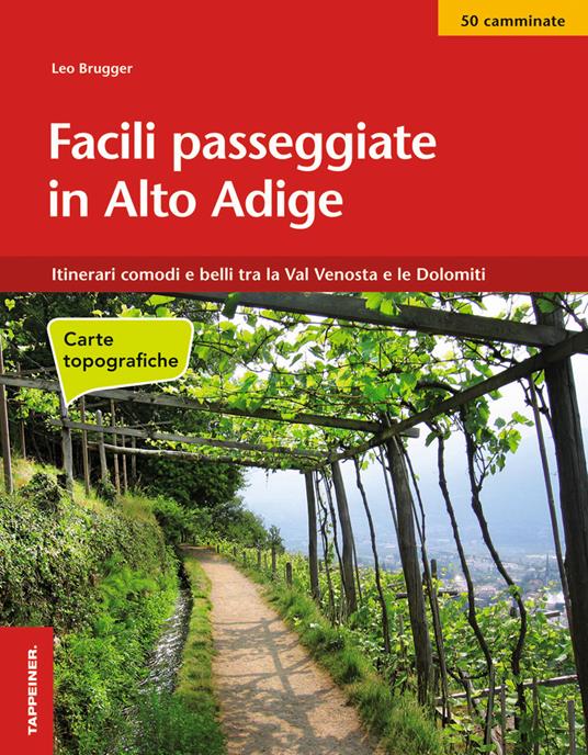 Facili passeggiate in Alto Adige. Itinerari comodi e belli tra la Val Venosta e le Dolomiti - Leo Brugger - copertina