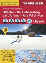 Val d'Ultimo. Carta panoramica aerea. Ediz. italiana e tedesca