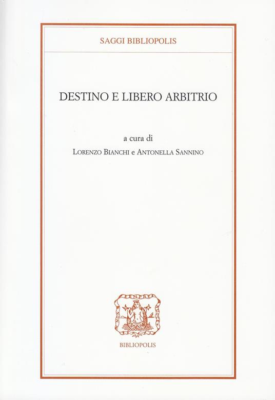 Destino e libero arbitrio - copertina