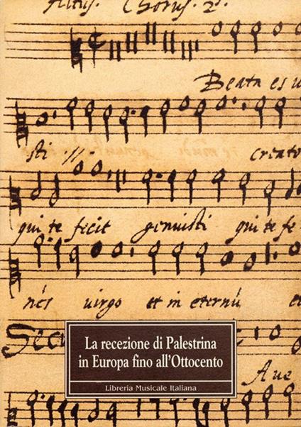 La recezione di Palestrina in Europa fino all'Ottocento - copertina