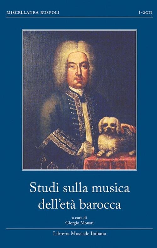 Studi sulla musica dell'età barocca - copertina