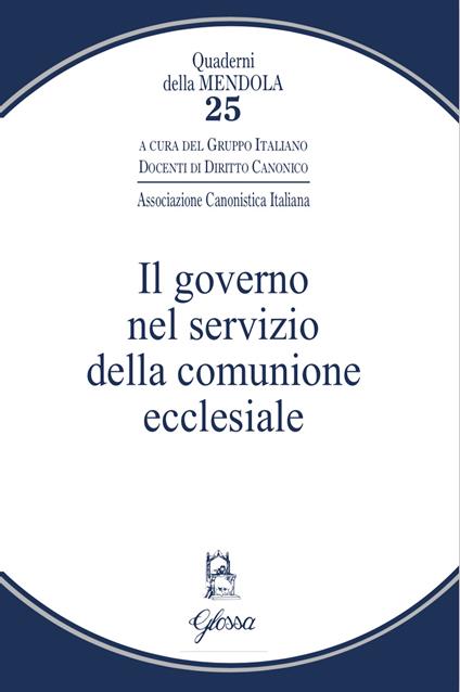 Il governo nel servizio della comunione ecclesiale - copertina