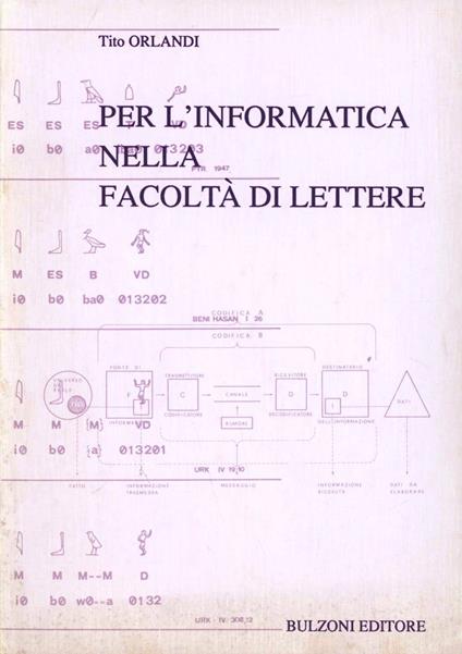 Per l'informatica nella Facoltà di Lettere - Tito Orlandi - copertina