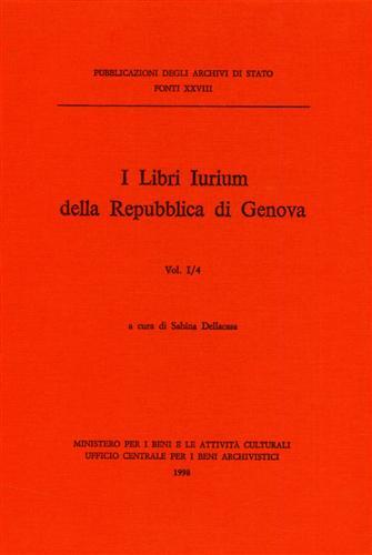 I libri iurium della Repubblica di Genova. Vol. 1\4 - copertina