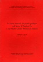 La «Revue mensuelle d'économie politique» nelle lettere di Théodore Fix a Jean-Charles-Léonard Simonde de Sismondi