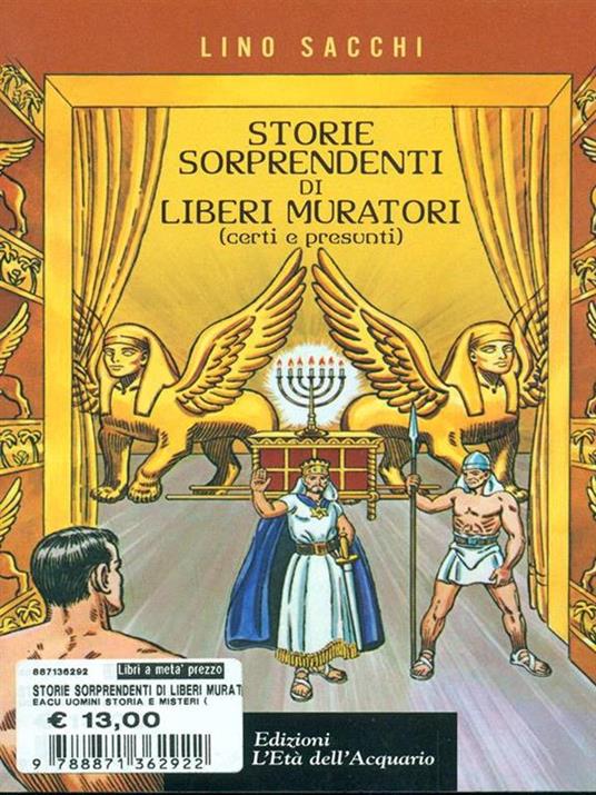 Storie sorprendenti di liberi muratori (certi e presunti) - Lino Sacchi - copertina