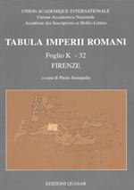 Tabula imperii romani. Foglio K-32, Firenze