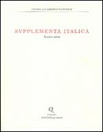 Supplementa italica. Vol. 24