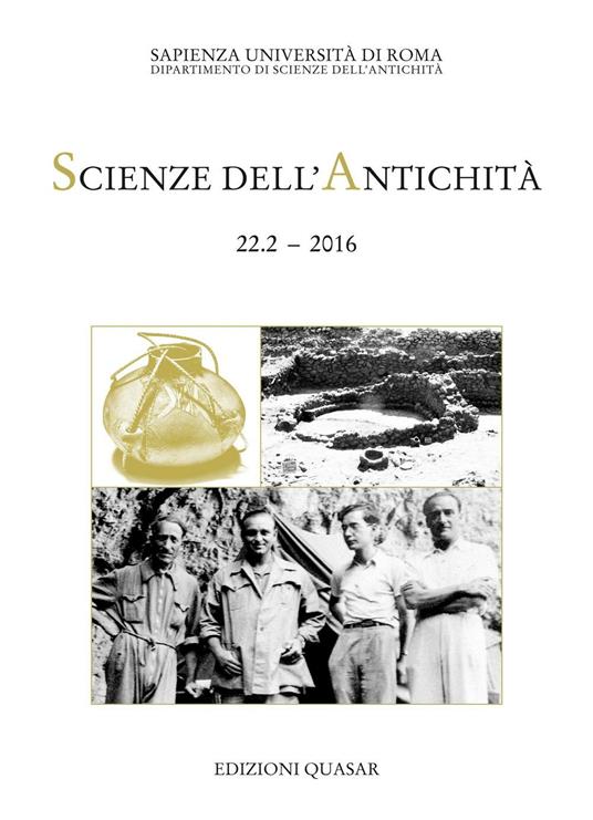 Scienze dell'antichità. Storia, archeologia, antropologia (2016). Vol. 22\2: Ubi minor... Le isole minori del Mediterraneo centrale dal Neolitico ai primi contatti coloniali. - copertina