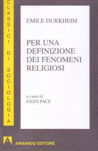 Per una definizione dei fenomeni religiosi - Émile Durkheim - copertina