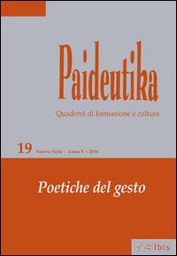 Paideutika. Vol. 19: Poetiche del gesto. - copertina