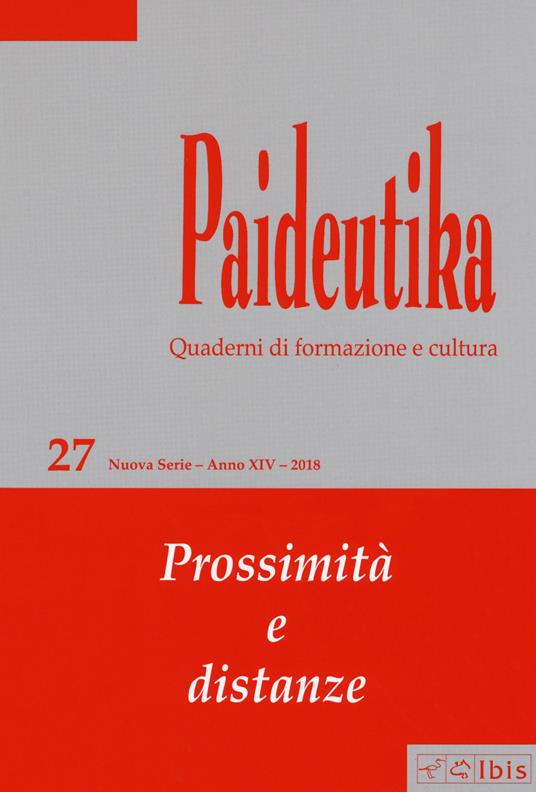 Paideutika. Vol. 27: Prossimità e distanze - copertina