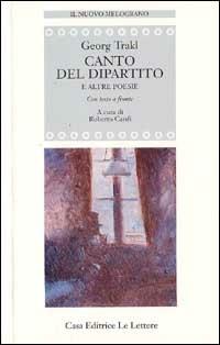 Canto del dipartito e altre poesie - Georg Trakl - copertina