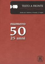 Testo a fronte. Vol. 50