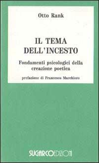 Il tema dell'incesto - Otto Rank - copertina