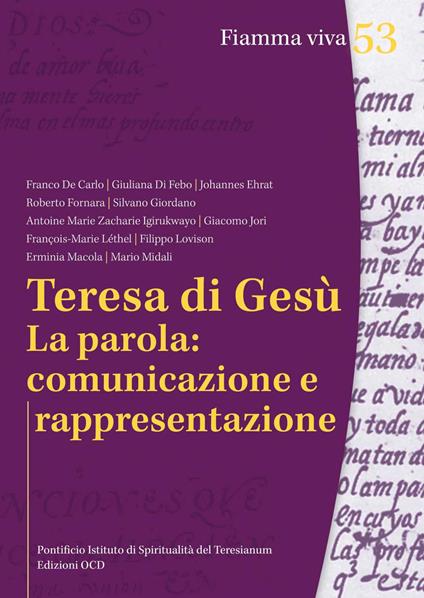 La parola: comunicazione e rappresentazione - copertina