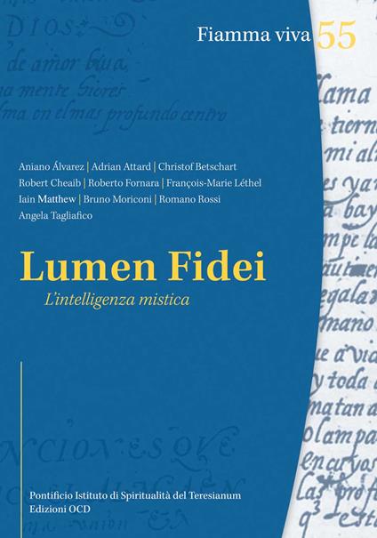 Lumen fidei. L'intelligenza mistica - copertina