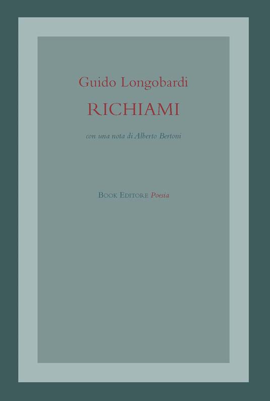 Richiami - Guido Longobardi - copertina