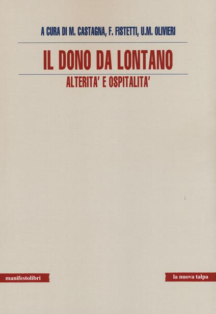 Il dono da lontano. Alterità e ospitalità - copertina