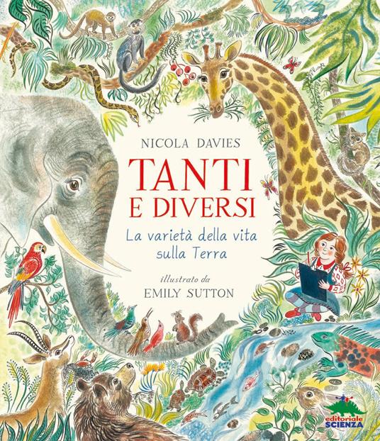 Tanti e diversi. La varietà della vita sulla Terra - Nicola Davies - copertina