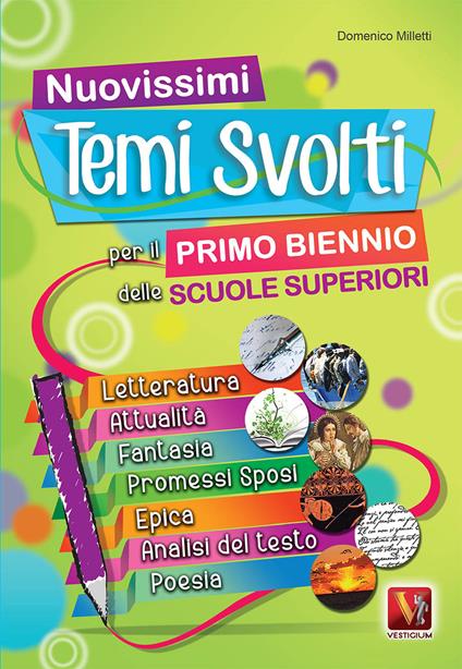 Nuovissimi temi svolti per il primo biennio delle Scuole superiori - Domenico Milletti - copertina