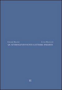 Quattrocentoventi lettere inedite - copertina