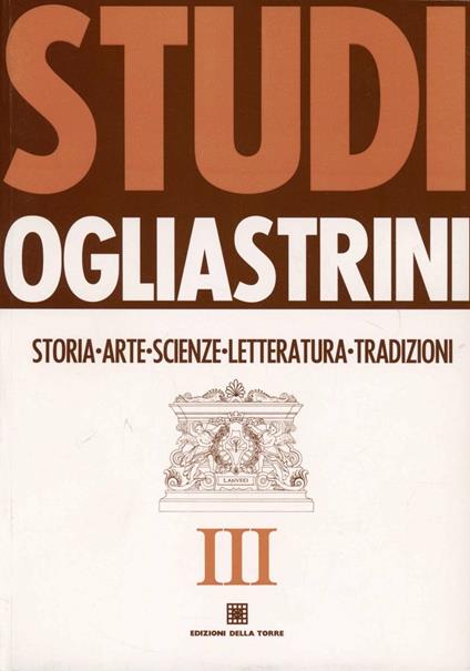 Studi ogliastrini. Vol. 3 - copertina