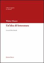 Un' idea di letteratura