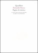 Pagine di estetica. Il gioco delle facoltà critiche in arte e letteratura