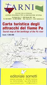 Carta turistica degli attracchi del fiume Po