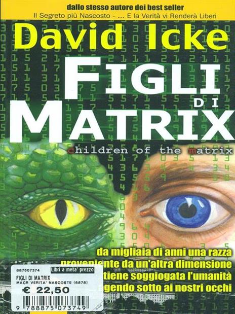 Figli di Matrix. Da migliaia di anni una razza proveniente da un'altra dimensione tiene soggiogata l'umanità... agendo sotto ai nostri occhi - David Icke - 6