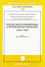 Poésie méditerranéenne d'expression française (1945-1990)