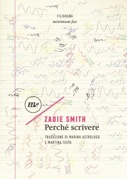 Perché scrivere - Zadie Smith - copertina